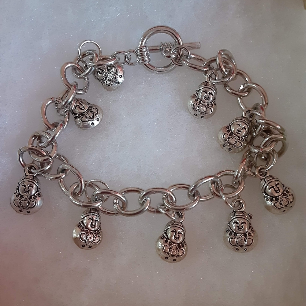 Budha charm bracelet